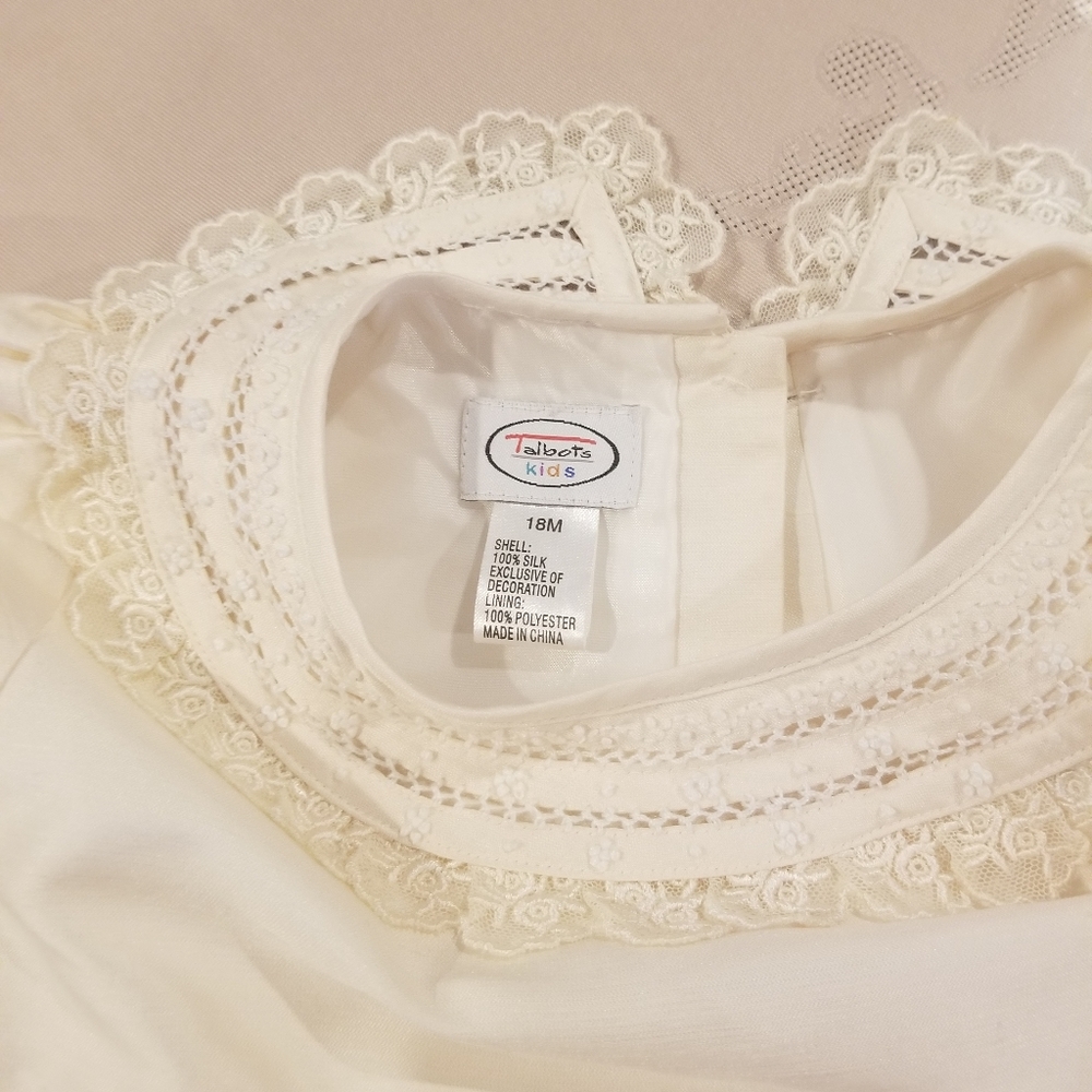 Talbots girl dresses for baptism or flower girl
